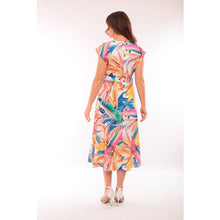 2098-13 - Belted Print Dress - Pennita